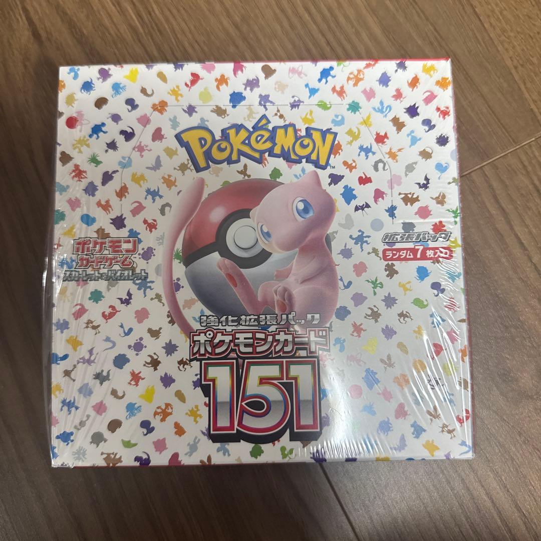 ポケモンカード 151BOXシュリンク付き