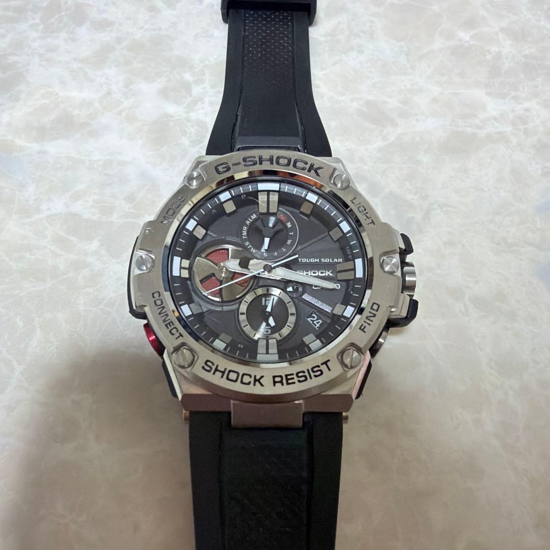 G-SHOCK GST-B100-1AJFソーラー充電システム