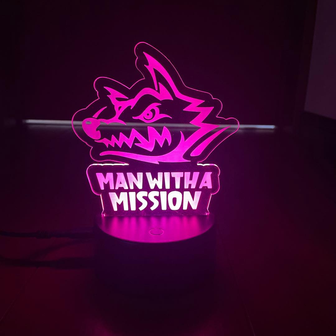 値下げしました　MAN WITH A MISSION アクリルスタンドライト