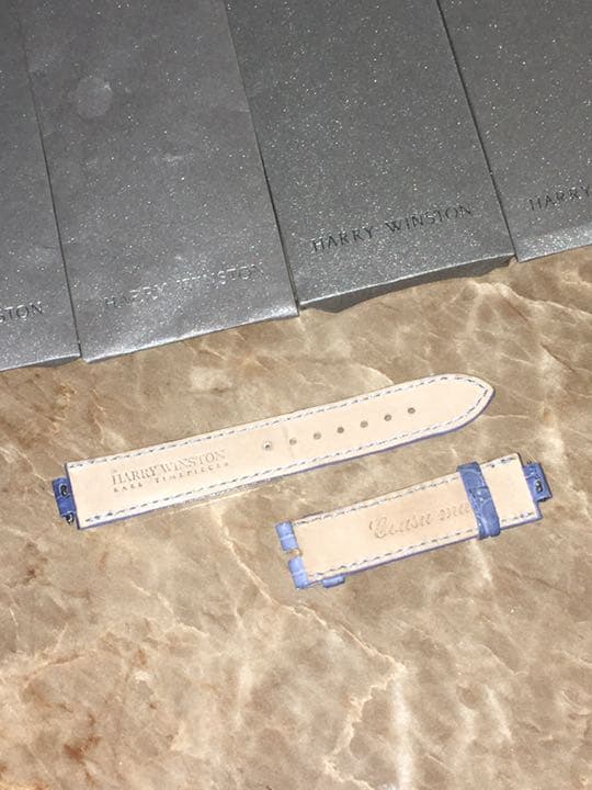 HARRYWINSTON♡プルミエール♡ブルー♡パープル♡クロコ♡時計♡ベルト♡