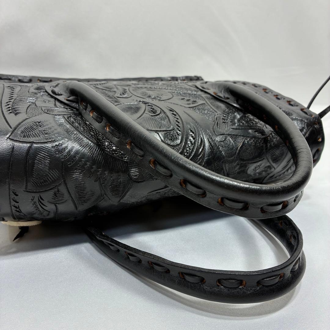 【美品】 Carving tribes Maestra S ハンドバッグ 黒