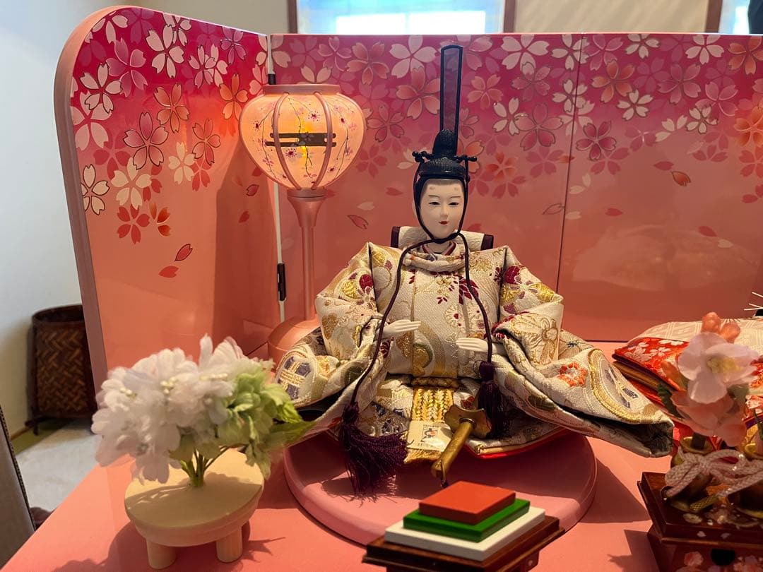 ひな祭り 雛人形セット 桜模様
