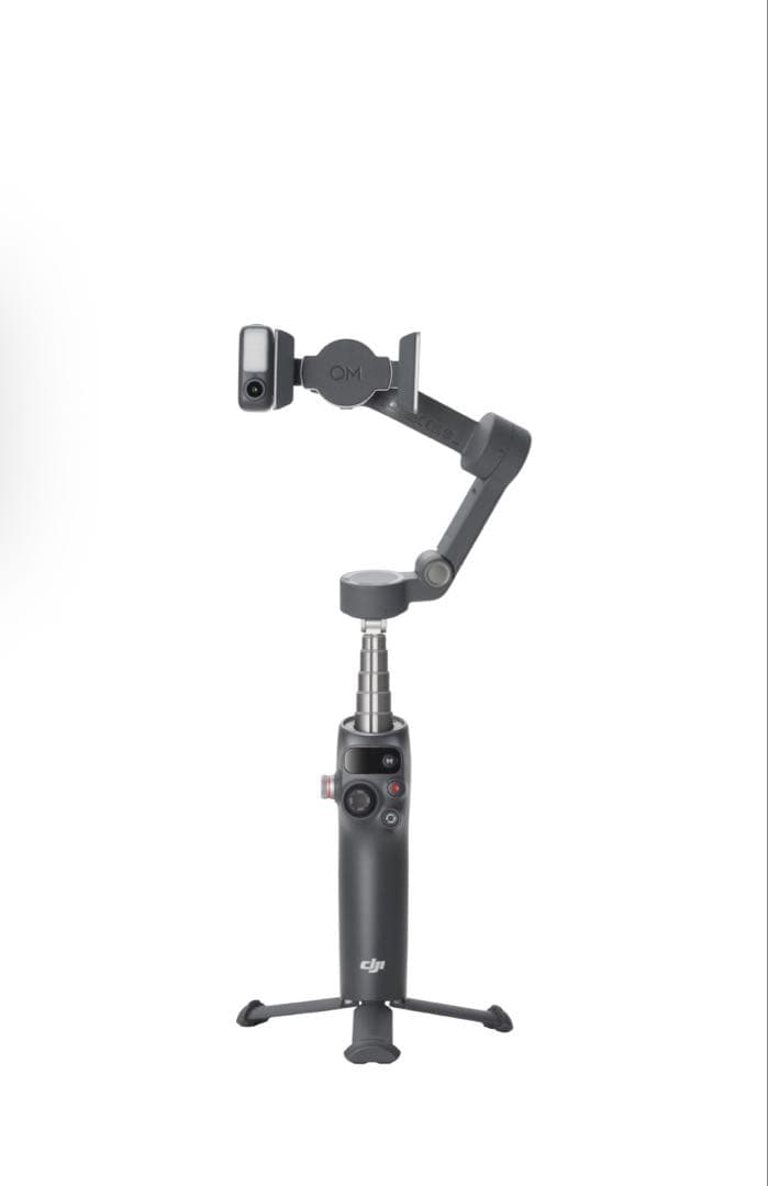 最新　DJI OSMO MOBILE 8 スマホ用ジンバル　ライト付き　自撮り棒