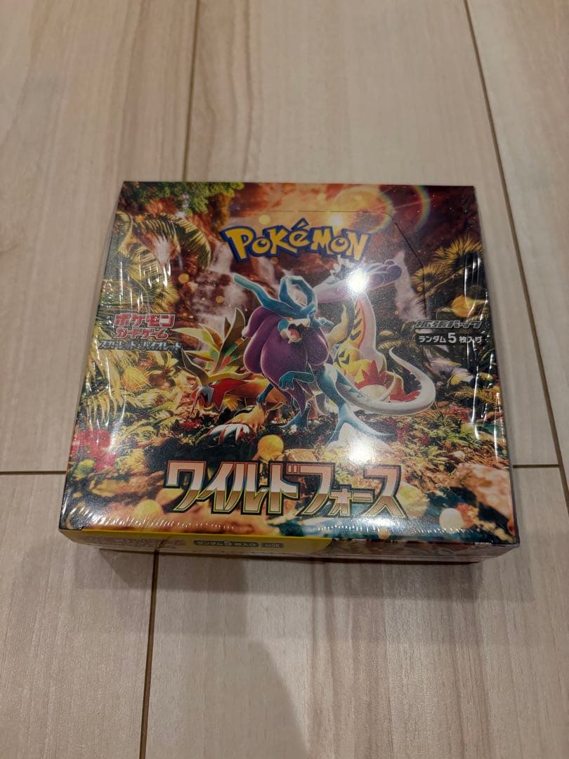 ［シュリンク付］ポケモンカードゲーム　ワイルドフォースbox ポケセン産