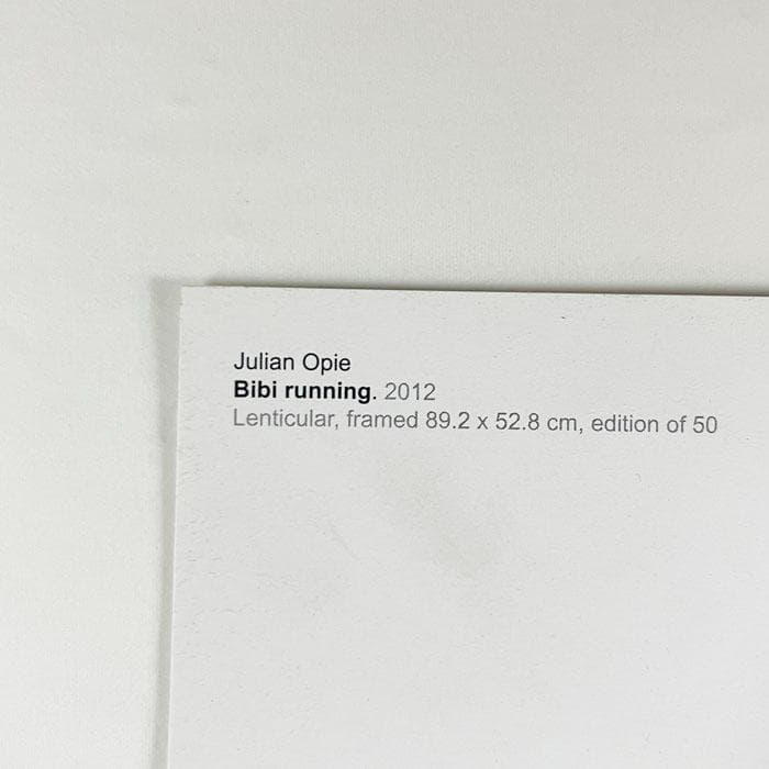 限定マット額装品/Bibi running/ジュリアン・オピー