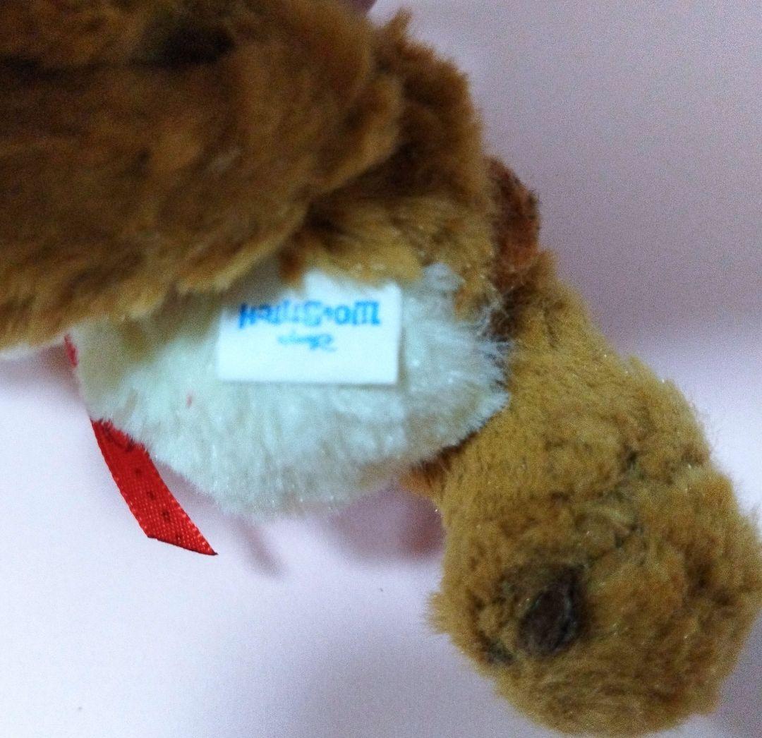 レトロ当時物　ディズニー　スティッチ　もふもふ ぬいぐるみ キーホルダー