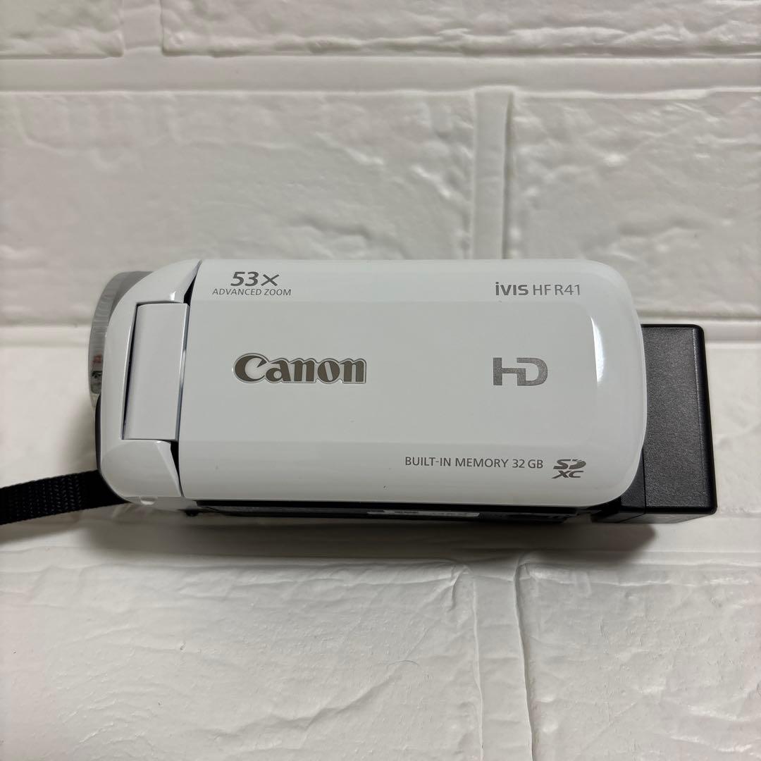 極美品　キャノン HD ビデオカメラIVIS HFR41 ケース付 未使用に近い