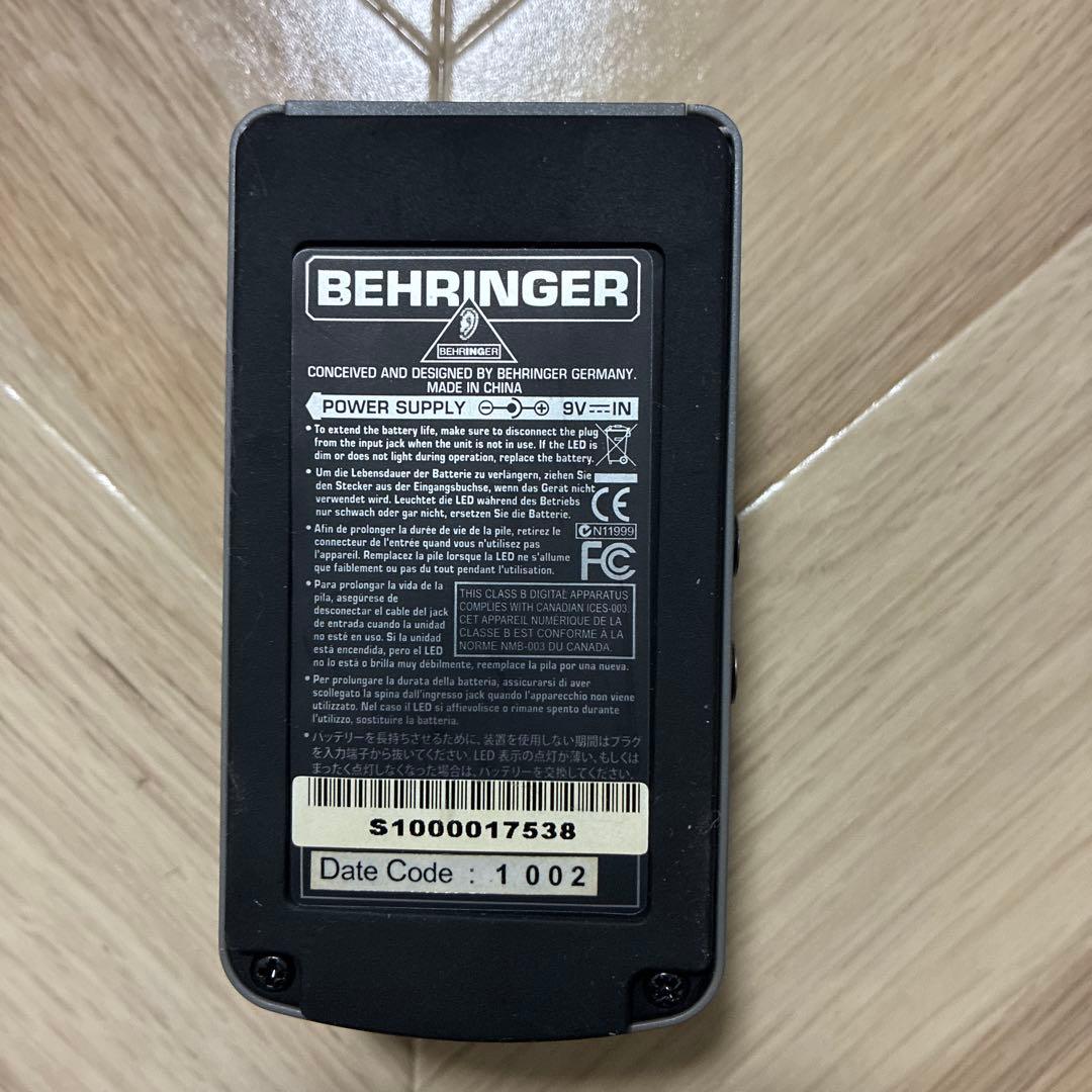 BEHRINGER ULTRAL&SUPEROCTAVER&スイッチャー