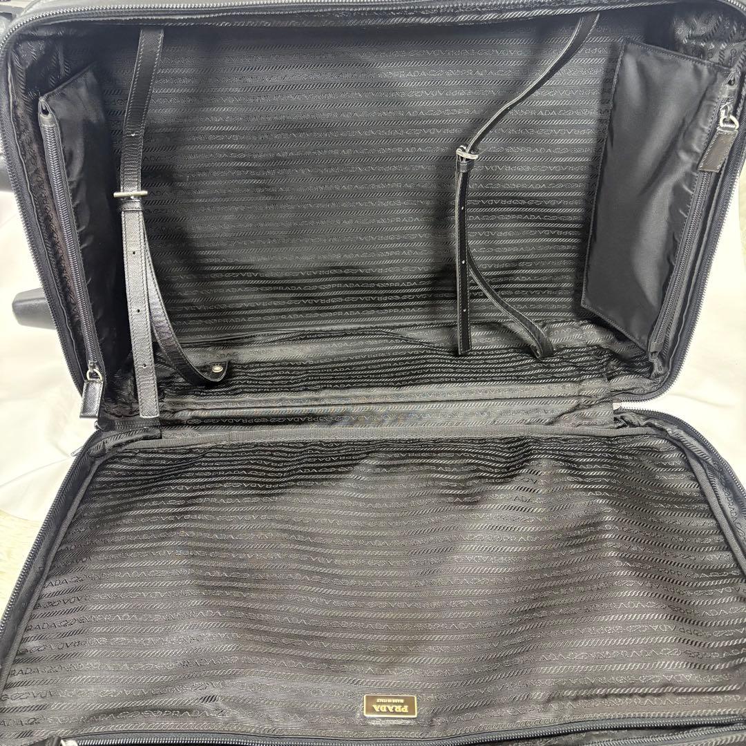 PRADA キャリーケース 三角ロゴ ナイロン キャリーバッグ ビジネス