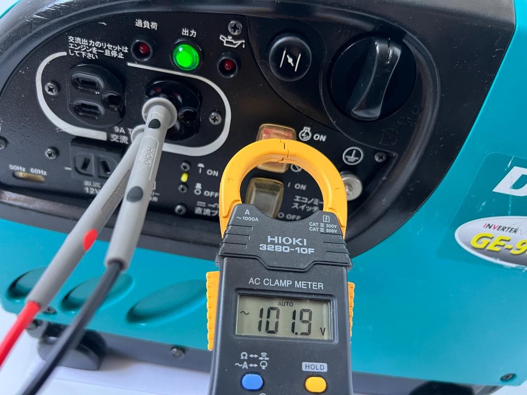 DENYO デンヨー インバーター発電機 GE-900SS-IV★動作良好♪11