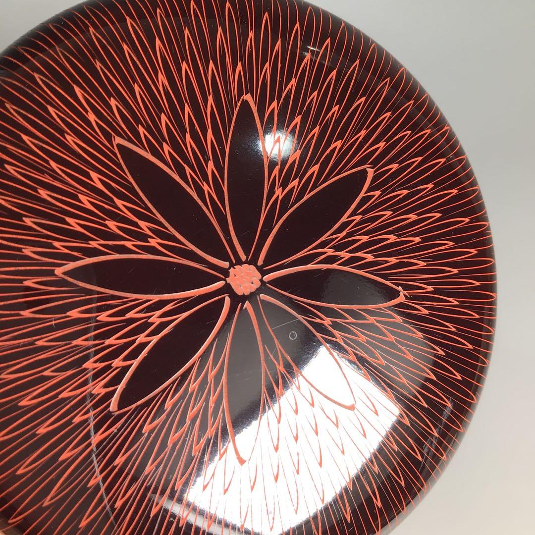 Ｍ９５７　棗　『関翠雲作』『蒟醤塗』『中棗』　共箱　茶道具