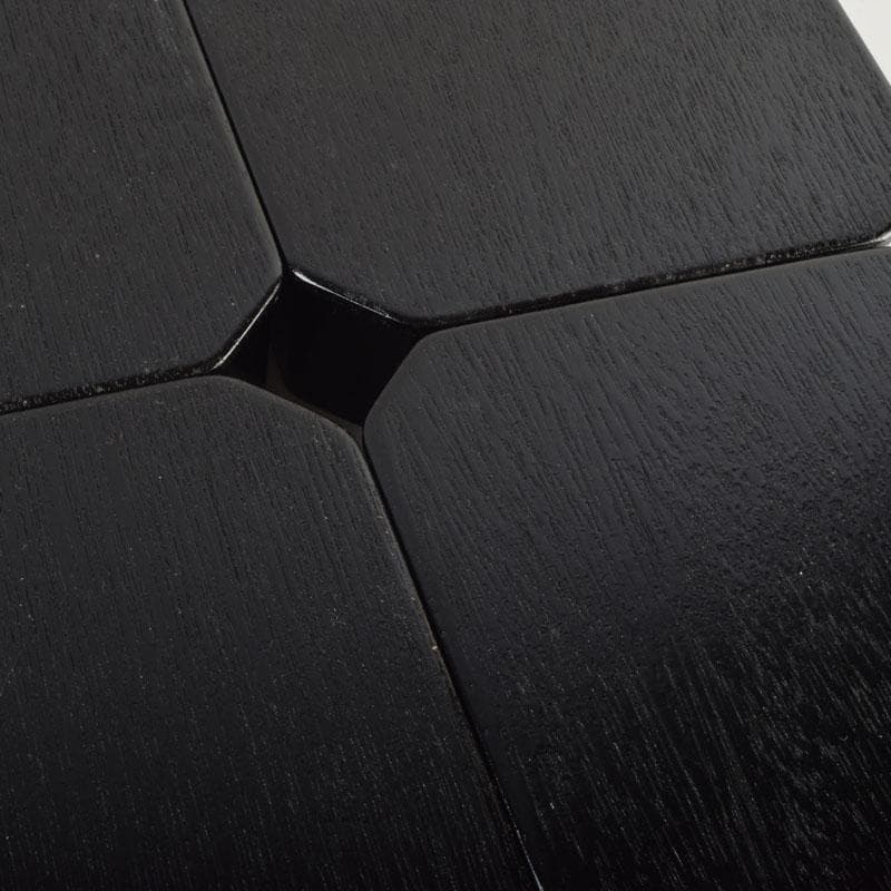 茶道具　漆塗　七宝透かし　縁高重　五段重　箱付　N　9148