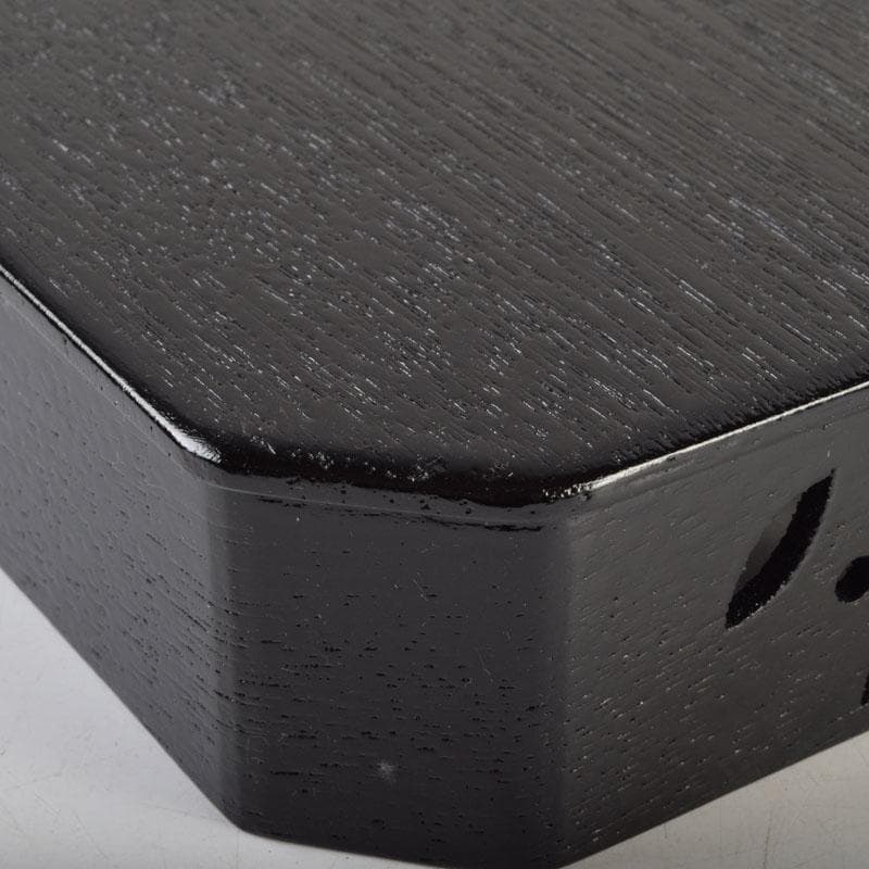 茶道具　漆塗　七宝透かし　縁高重　五段重　箱付　N　9148