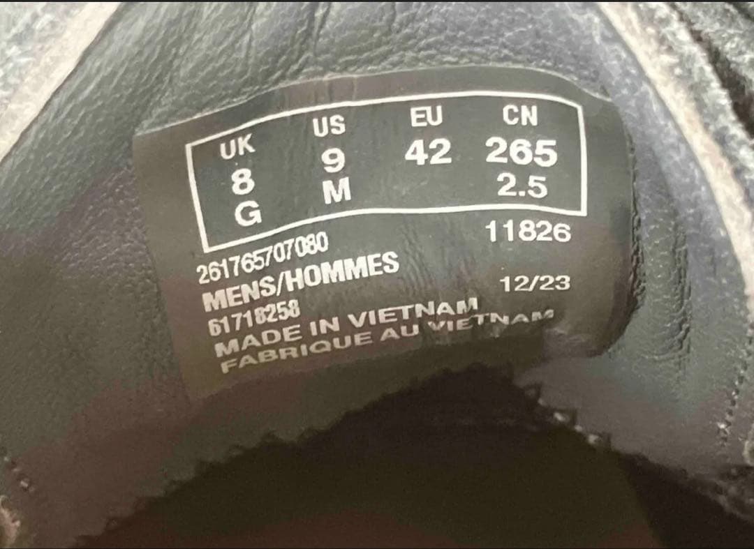 クラークス　ワラビー　ブルーグレー　UK8