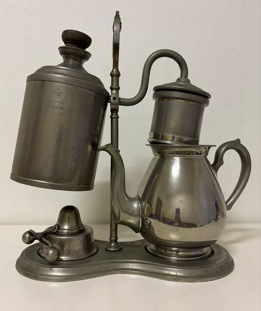 100年前の入手困難アンティークドイツ製ヴィンテージ世界初自動コーヒーメーカー