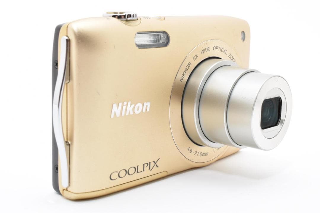 【美品】Nikon COOLPIX S3300 ゴールド　動作確認済
