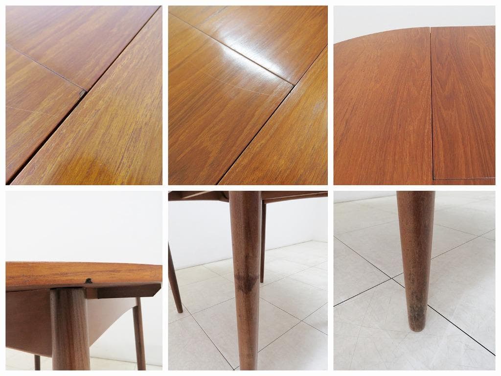 ロル イギリス G-PLAN 1950's ヴィンテージ 拡張式 テーブル