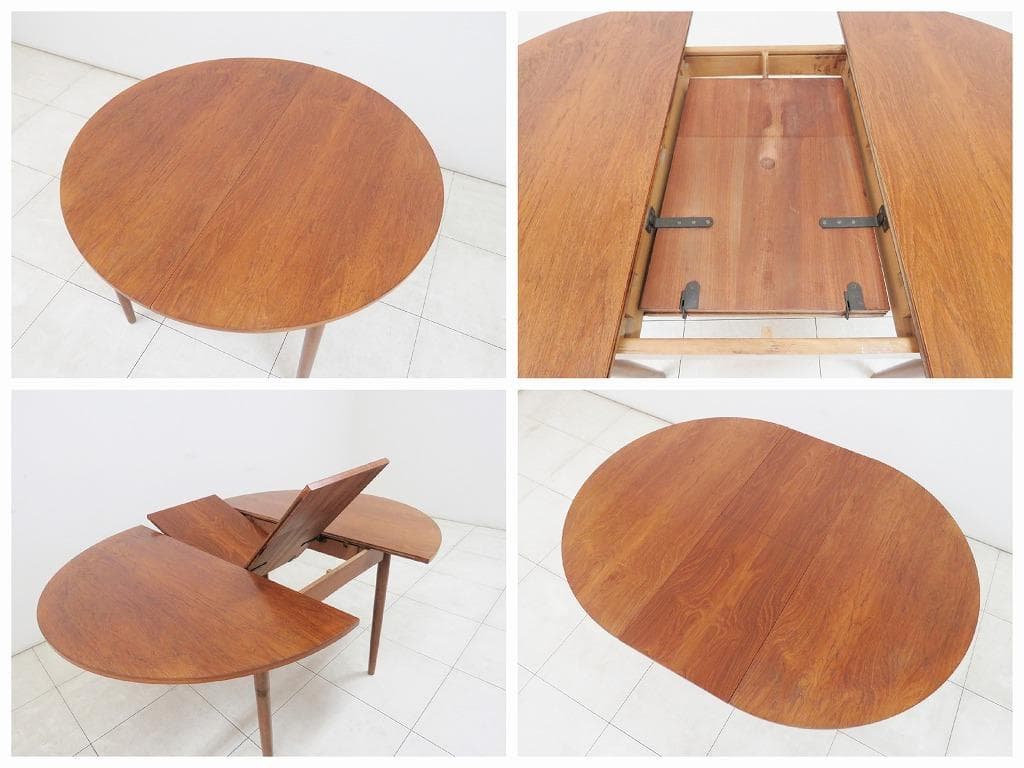 ロル イギリス G-PLAN 1950's ヴィンテージ 拡張式 テーブル