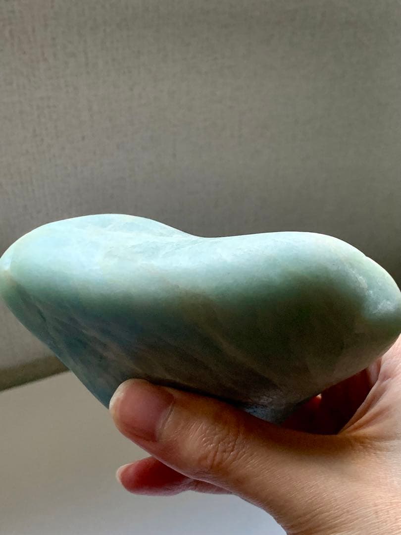 海翡翠　海石　糸魚川入りコン沢青翡翠　原石　青ひすい　水石　根付　国産鉱物標本