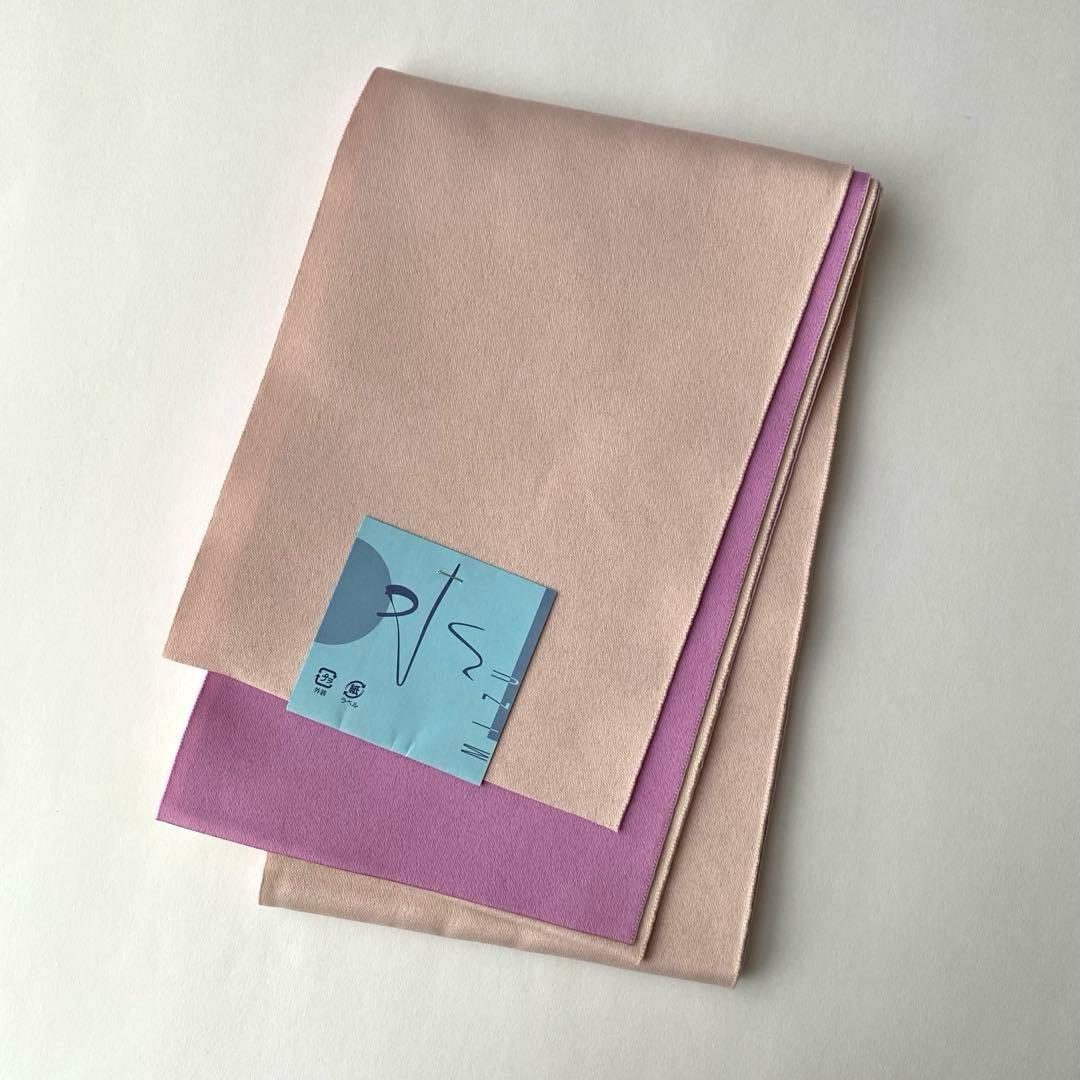 【浴衣5点セット】ボヌールセゾン　浴衣　半幅帯　飾り帯　かごバッグ　下駄　椿　縞