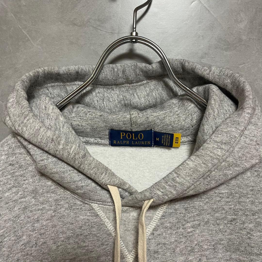 現行 タグ ポロ ラルフローレン メンズ タイガー ワッペン パーカー M