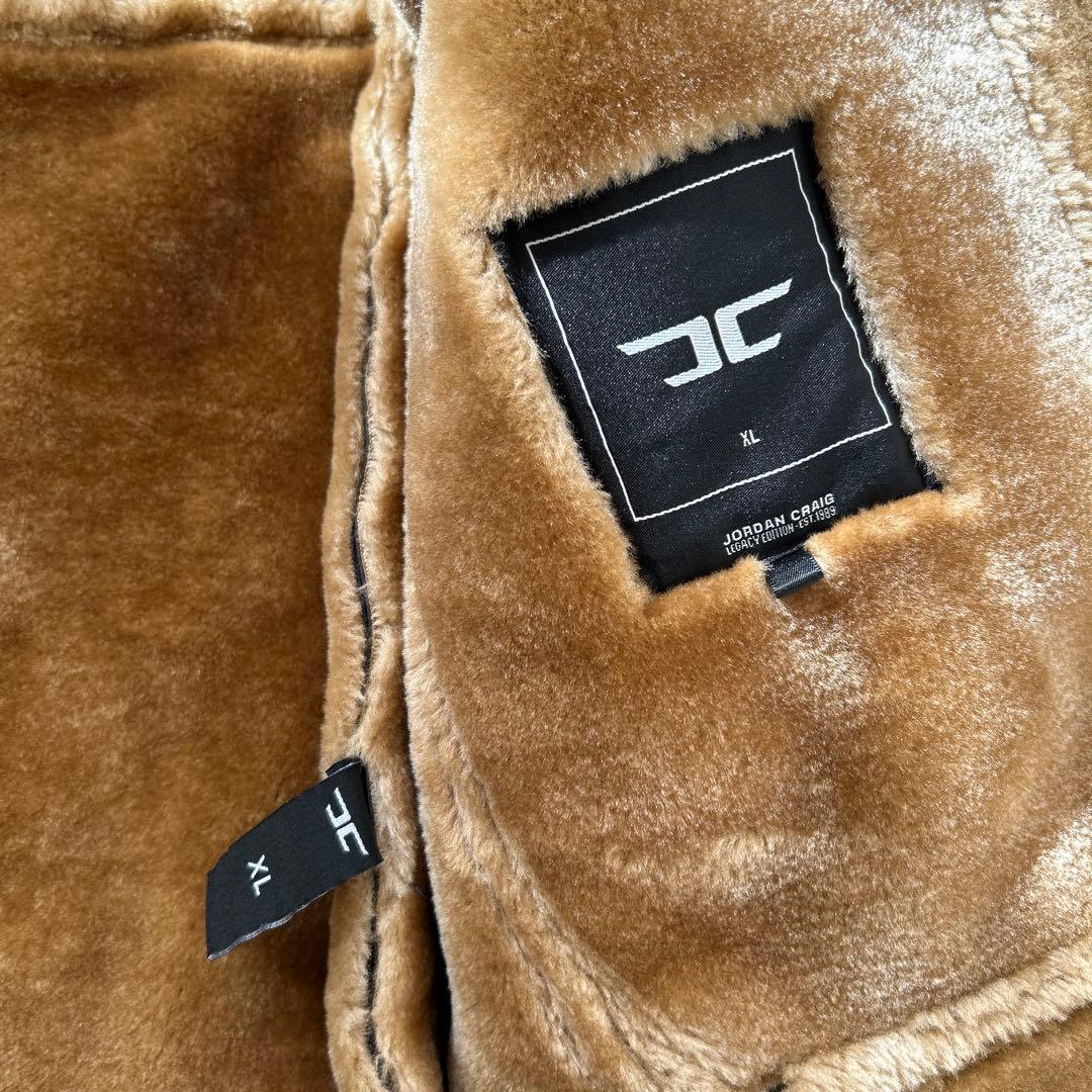 ☆お値下げしました☆Jordan CraigファーコートXLサイズ ネイビー