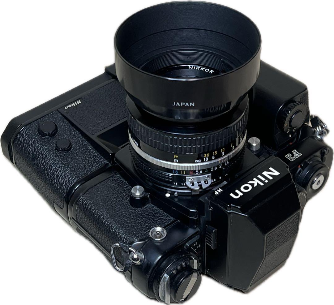 フィルムカメラ Nikon F3HP+MD-4+NIKKOR 50mm 1:1.4