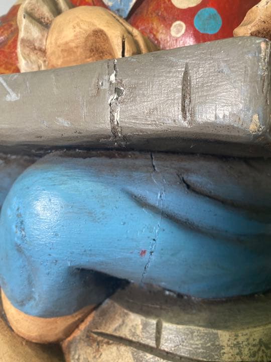 R 1点物　輸入　大型　彫刻　ヴィンテージ　ピエロ