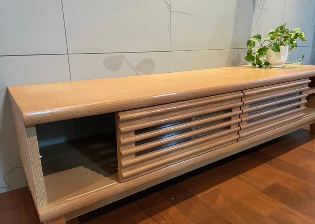 【最終値下げ】ナチュラルウッド　リビング サイドボード ローボード　テレビ台