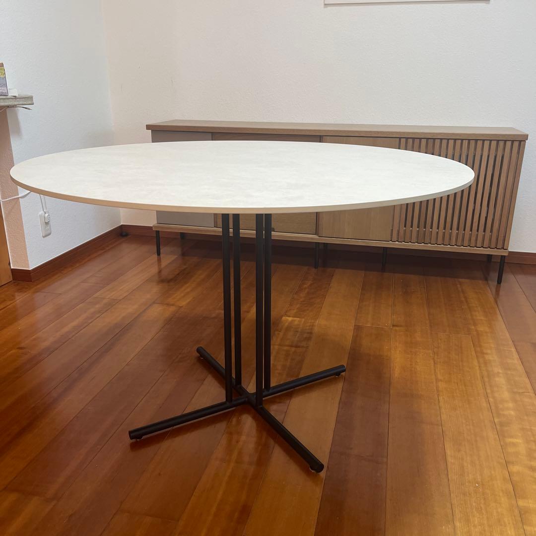 〈1/1までのじ〉moda en casa ラウンドテーブル　110cm