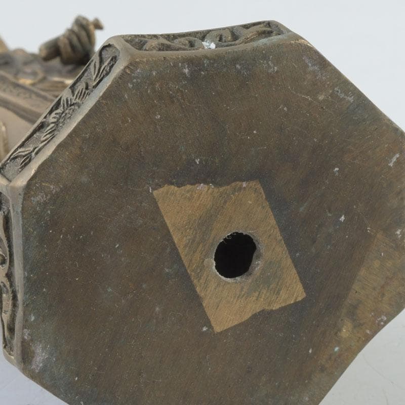 仏教美術　古銅　観音菩薩像　仏像　置物　V　9362