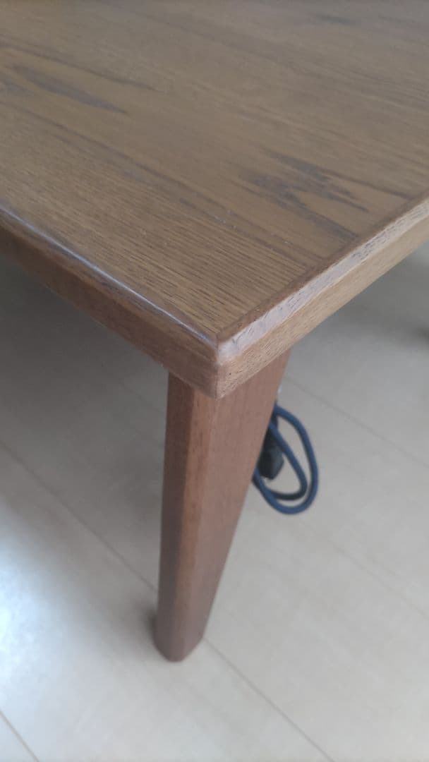 【美品】unico ウニコ KNOD(ノッド)　こたつテーブル W1050