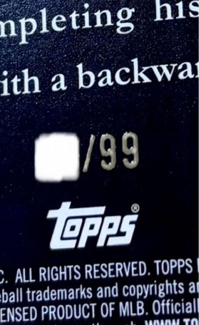 大谷翔平 カード 99シリアル 2025 Topps Series GD-2