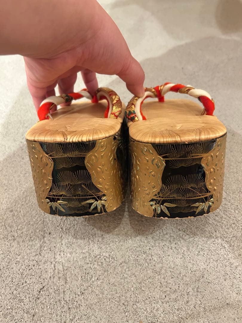 ぽっくり　下駄　草履　七五三　着物　こっぽり　おこぼ