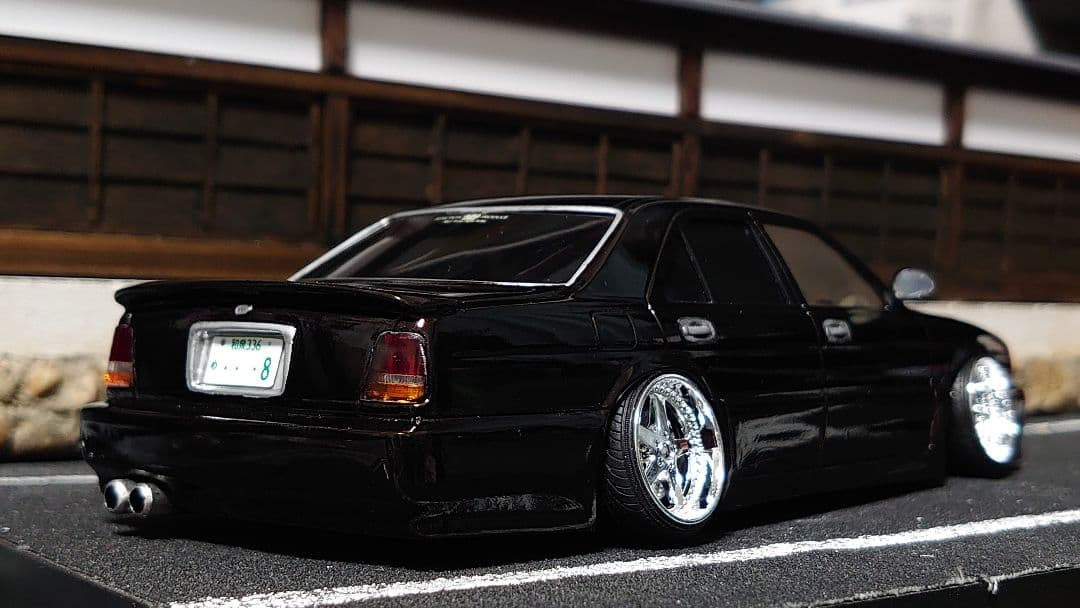 1/24 アオシマ ジャンクションプロデュース y32 シーマ 完成品