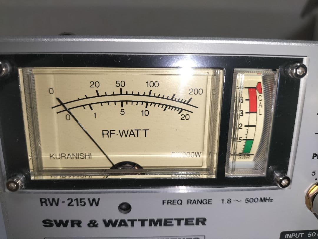 KURANISHI RW-215W SWR & WATTメーター　美品