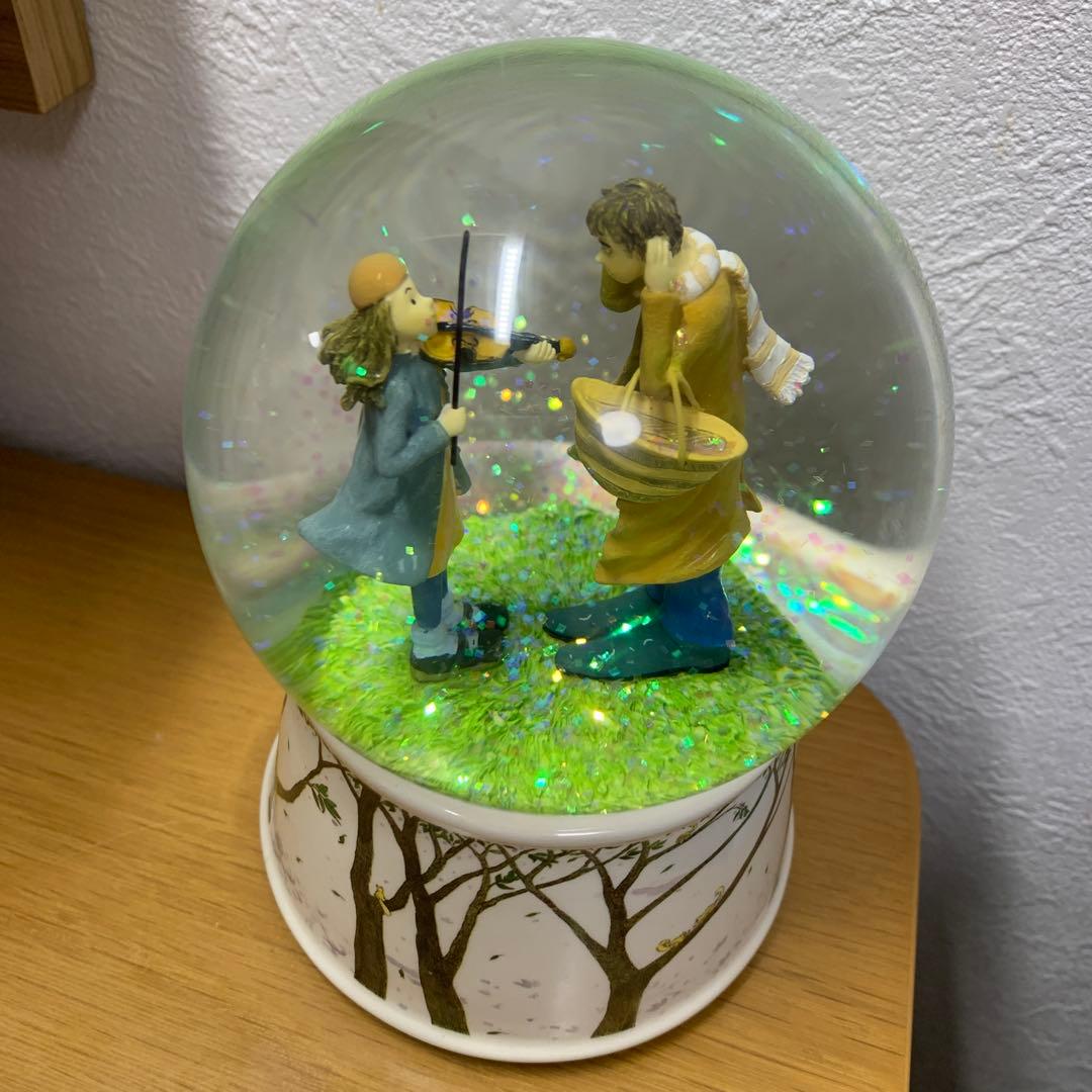 【希少・ジャンク】幾米（ジミー・リャオ） スノードーム オルゴール Sankyo