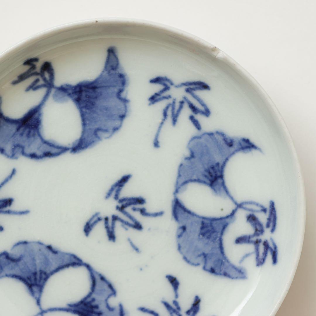 古伊万里　伊万里　江戸　中期　豆皿　小皿 2客セット　金継ぎ　材料