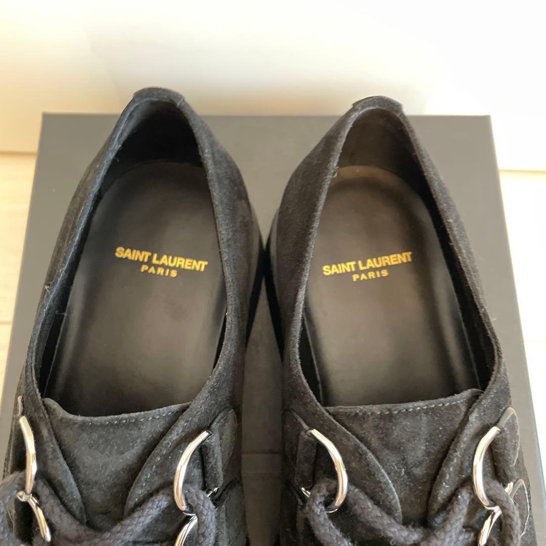￼￼新品SaintLaurentサンローラン テディダービースエードシューズ41