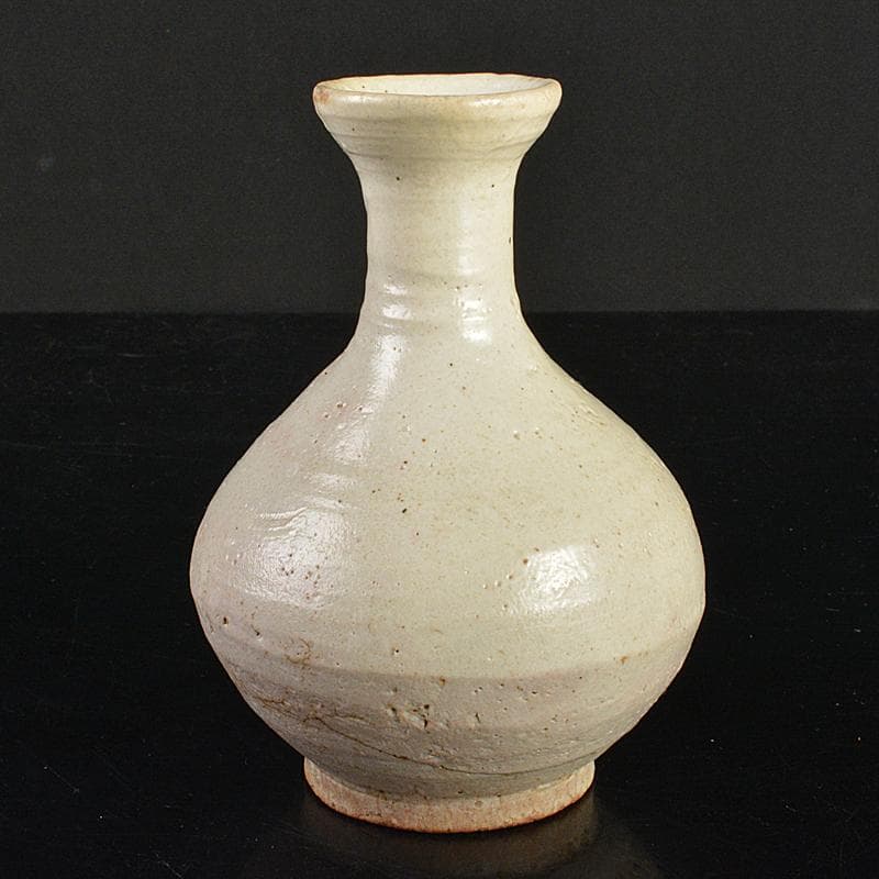 朝鮮美術　李朝　高麗白磁　徳利　時代箱付　M　R7461