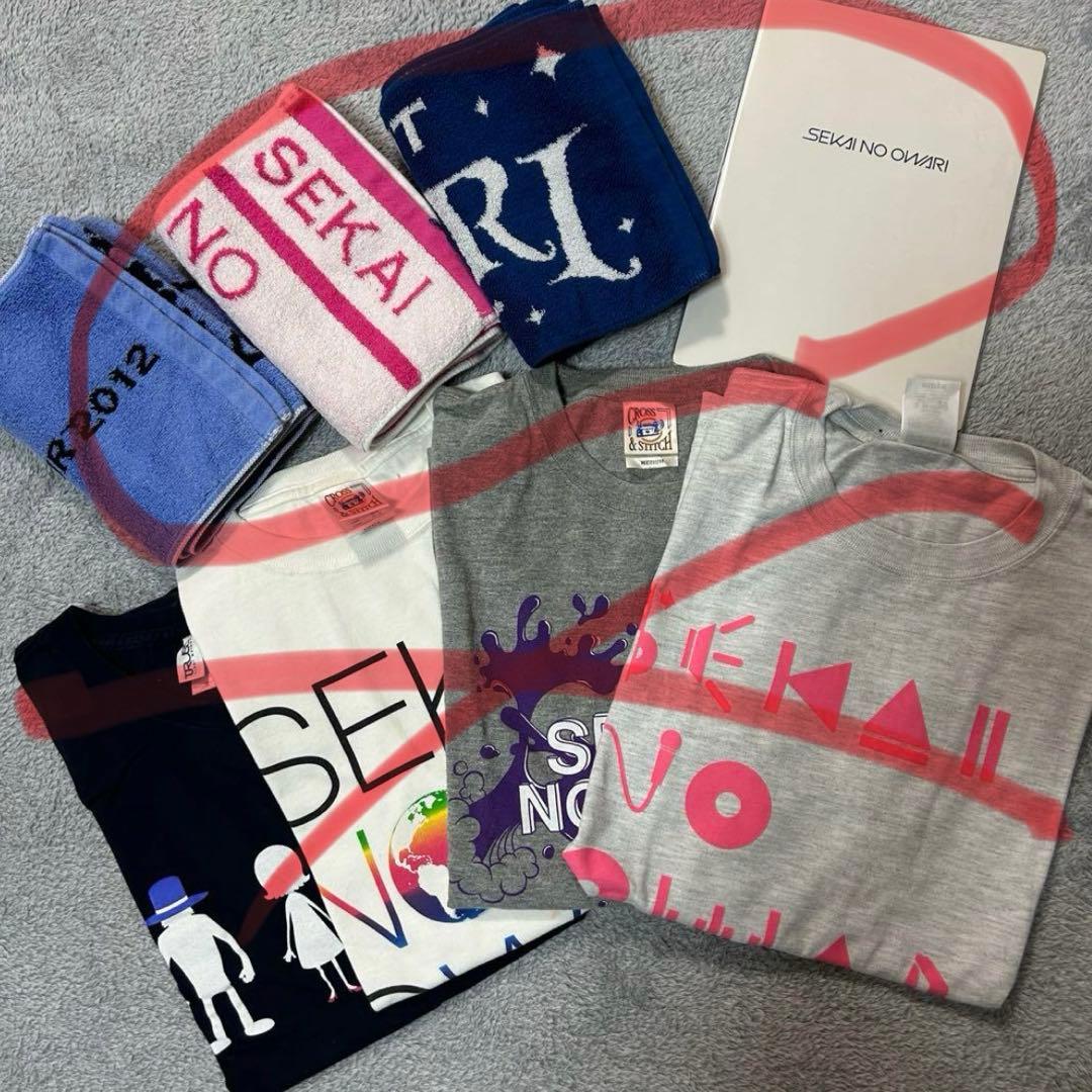 SEKAI NO OWARI セカオワ 初期 非売品グッズ CD タオル