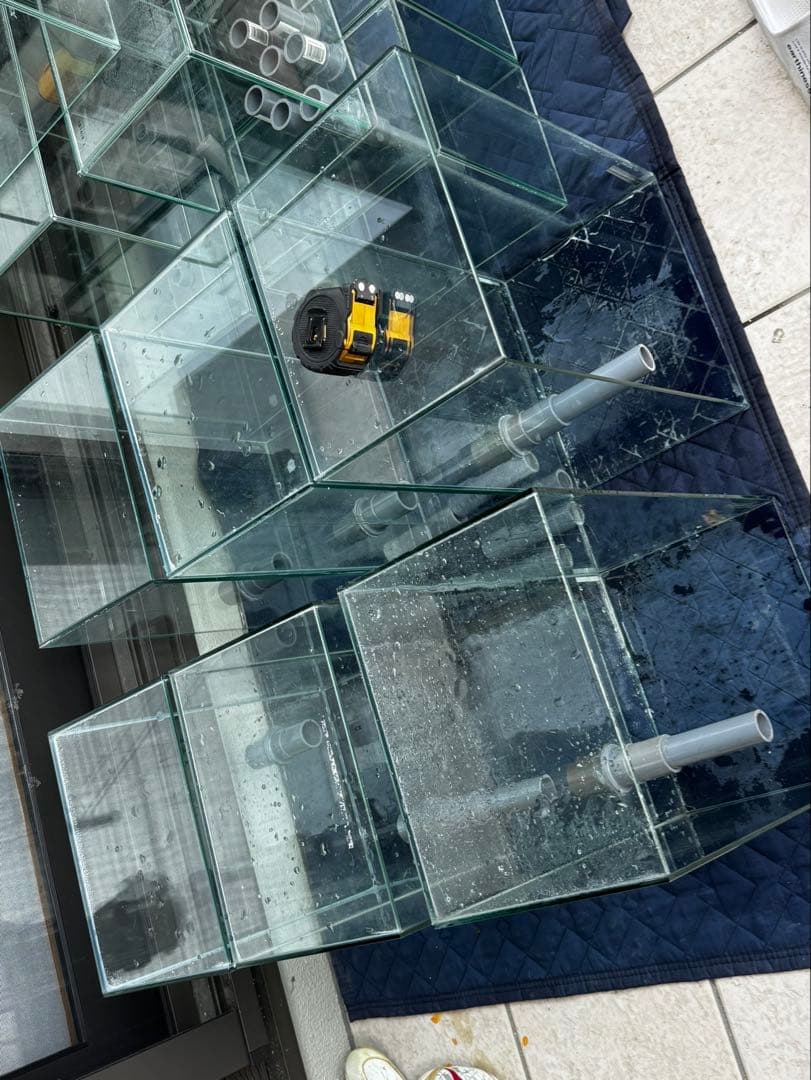 水槽　ガラス製　6個セット