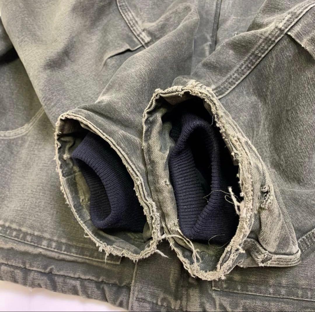 カーハート トラディショナルジャケット フェードハチノス MOSカラー　USA製