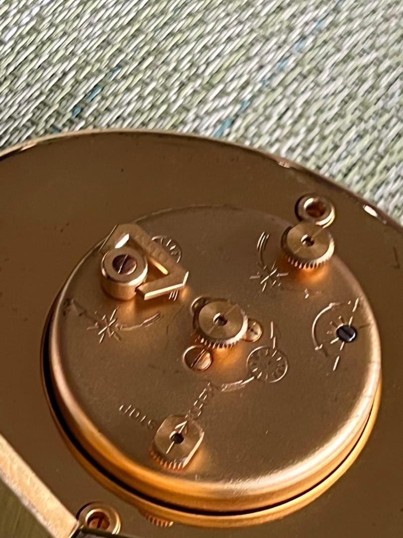 【値下げ中】アンティーク 美品 希少品‼️スイス製 ジャガールクルト　置き時計