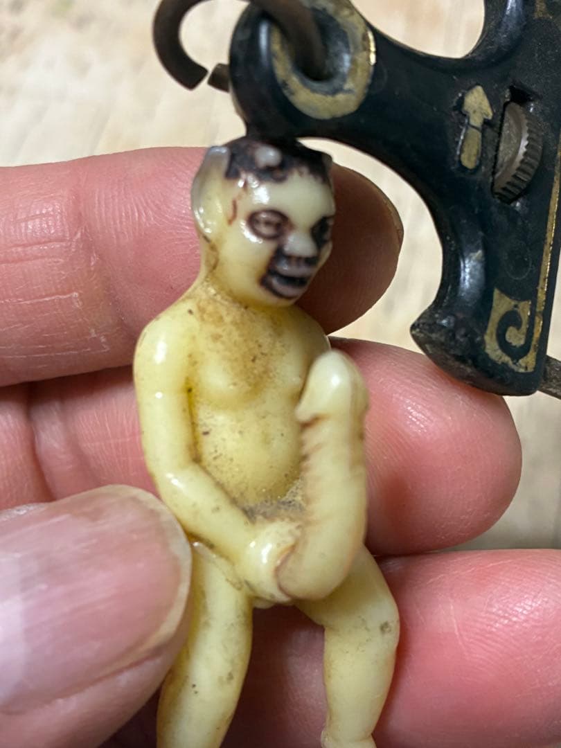 ビンテージ　デビル　悪魔　スカル　ミッドセンチュリー インダストリアル　レトロ