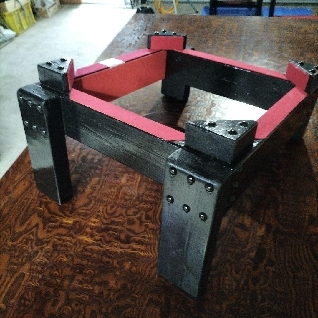 長胴太鼓　平打ち　立奏太鼓台　1.4尺用中古品②