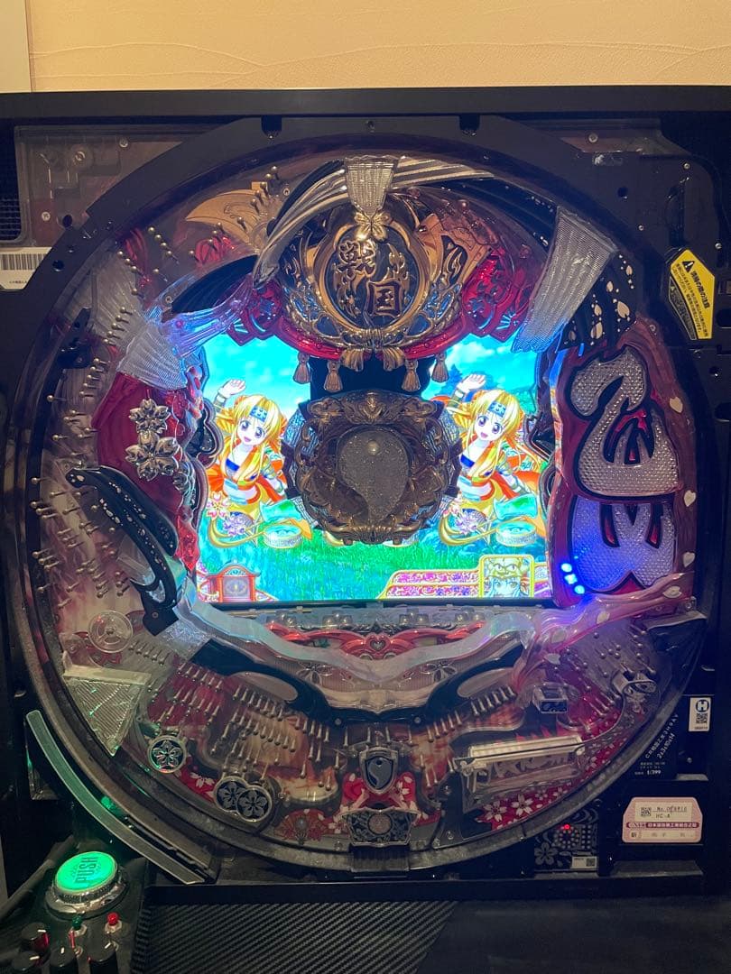 ま*ー様 戦国乙女3 実機　maxタイプ　卓上パチンコ　1/399