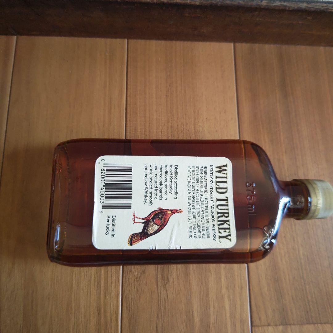 未開封 ワイルドターキー8年　375ml瓶