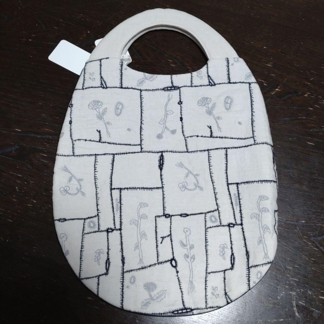新品未使用タグ付き　ミナペルホネンエッグバッグ　garden patchwork