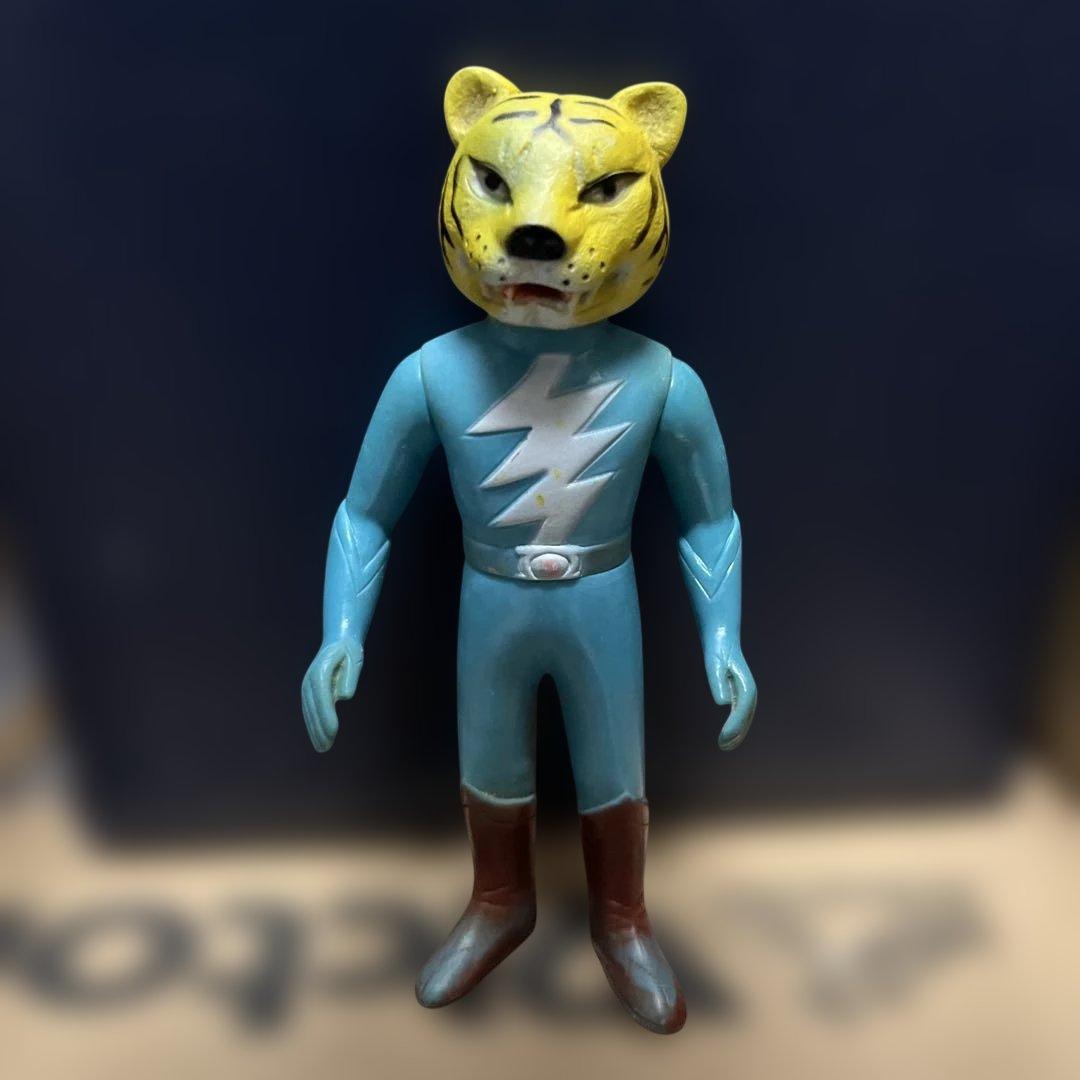 ⚠️人気　鉄人タイガーセブン　ミドルサイズ　ブルマァク　ピープロ　当時物